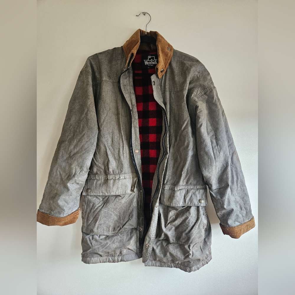 Vintage Woolrich Blanket Lined Men’s Chore Coat Barn Jacket Medium